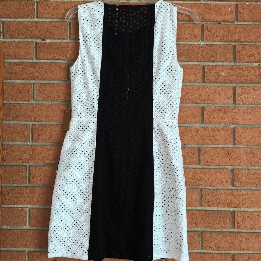 🖤RACHEL RACHEL ROY🖤COLOR BLOCKED EYELET DRESS🖤 - Picture 4 of 7
